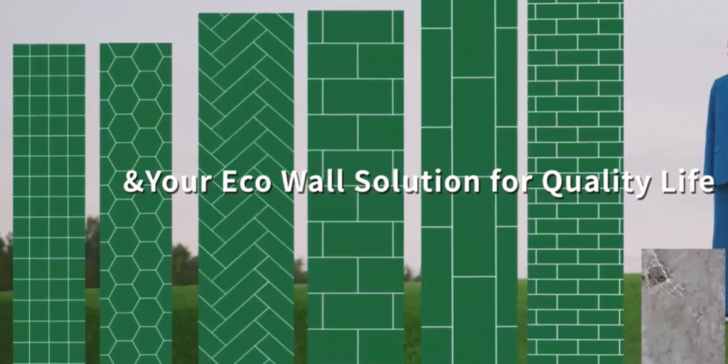Fastpanel - SPC Wall Panel, a new and modern Wall decoration material especially for wet areas use such as Kitchen and Bathrooms